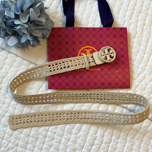 Tory Burch creamy tan leather new without tags belt. Cute and adjustable. - Picture 6 of 6